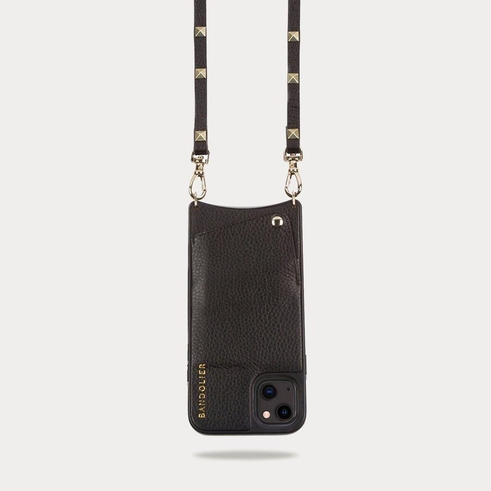 Bandolier Sarah Pebble Leather Crossbody iPhone XS Max